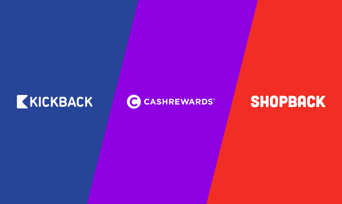 Best cashback sites Cashrewards vs Shopback vs Kickback