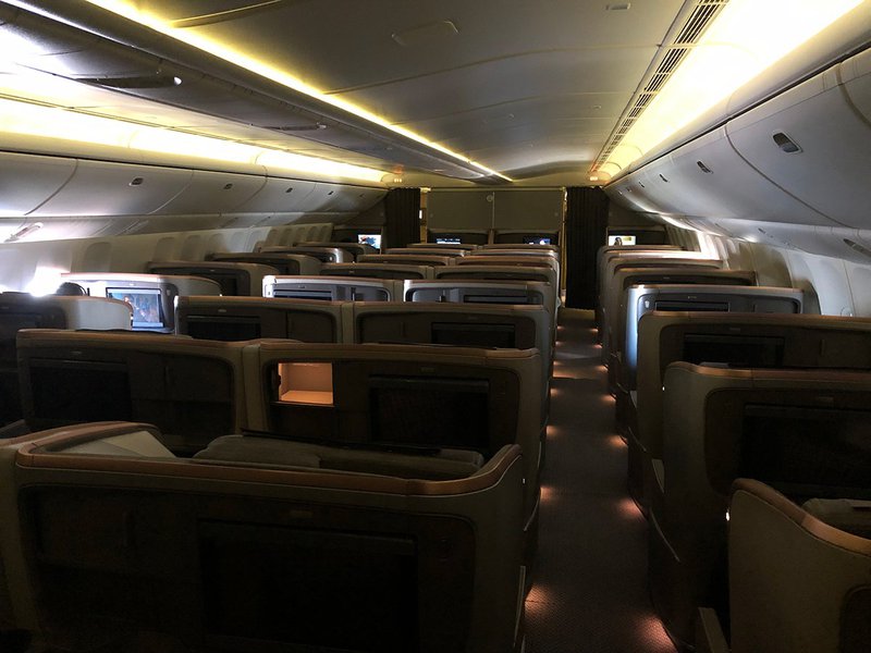 Flight review: Singapore Airlines SQ212 Business Class B777-300ER SYD - SIN