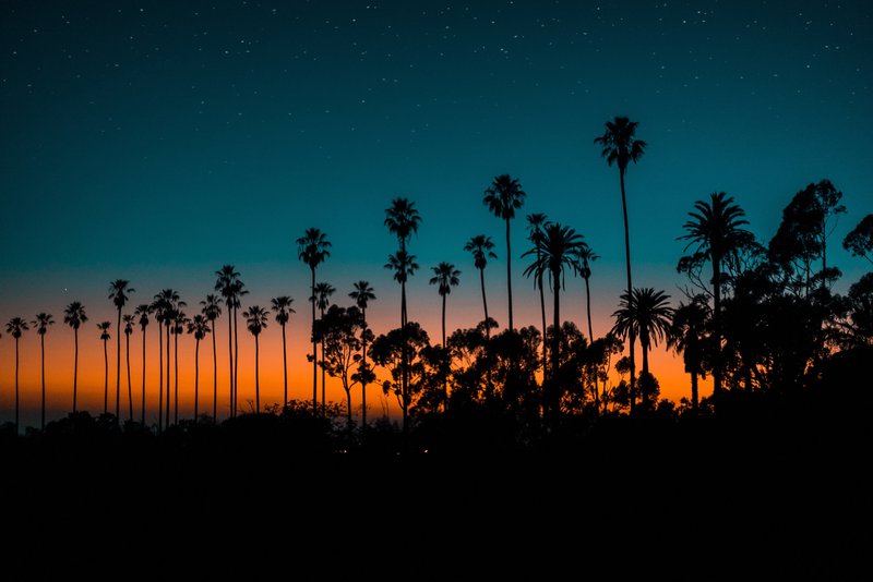 The sunsets in LA are amazing.