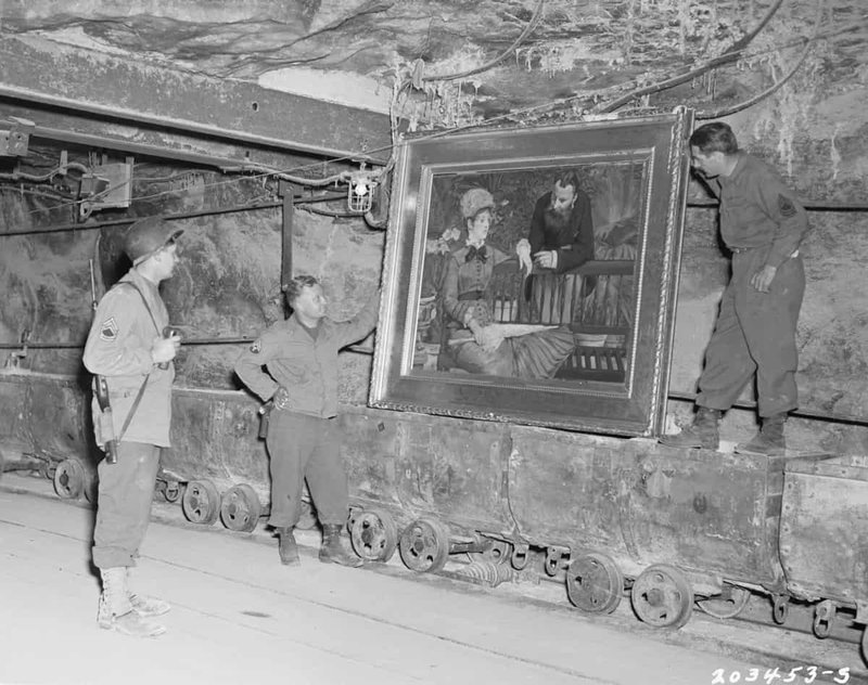 Manet's Wintergarden was found by US troops in the Merkers salt mine. (Image: Wikipedia)